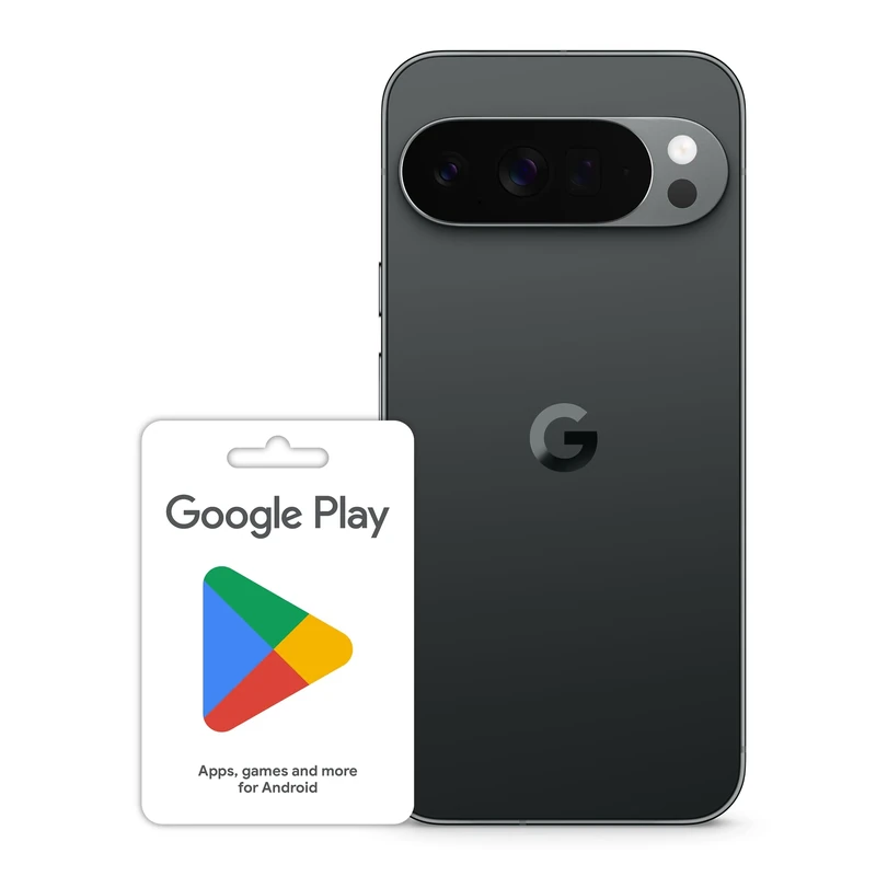 Google Pixel 10 Pro XL - Unlocked Android Smartphone with Gemini and 6.8" Super Actua Display - Obsidian, 1TB Play gift code £100 (Email Delivery - UK Customers Only)