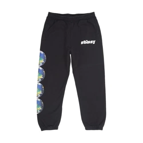 Stussy Pre-Loved Earth Trackpants Black