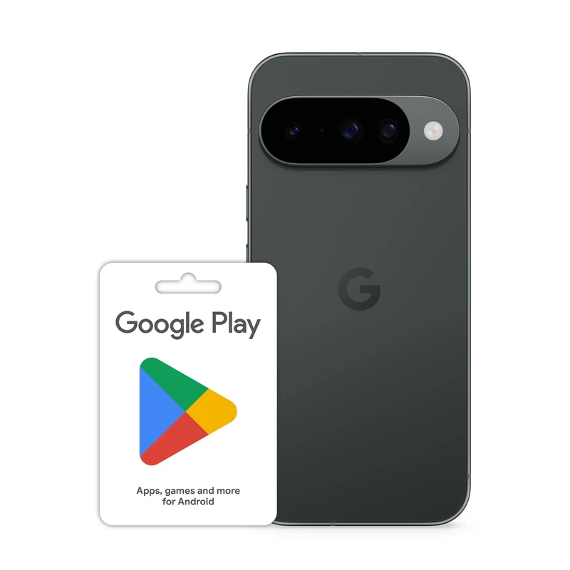 Google Pixel 10 - Unlocked Android Smartphone with Gemini and 6.3" Actua Display - Obsidian, 128GB Play gift code £100 (Email Delivery - UK Customers Only)