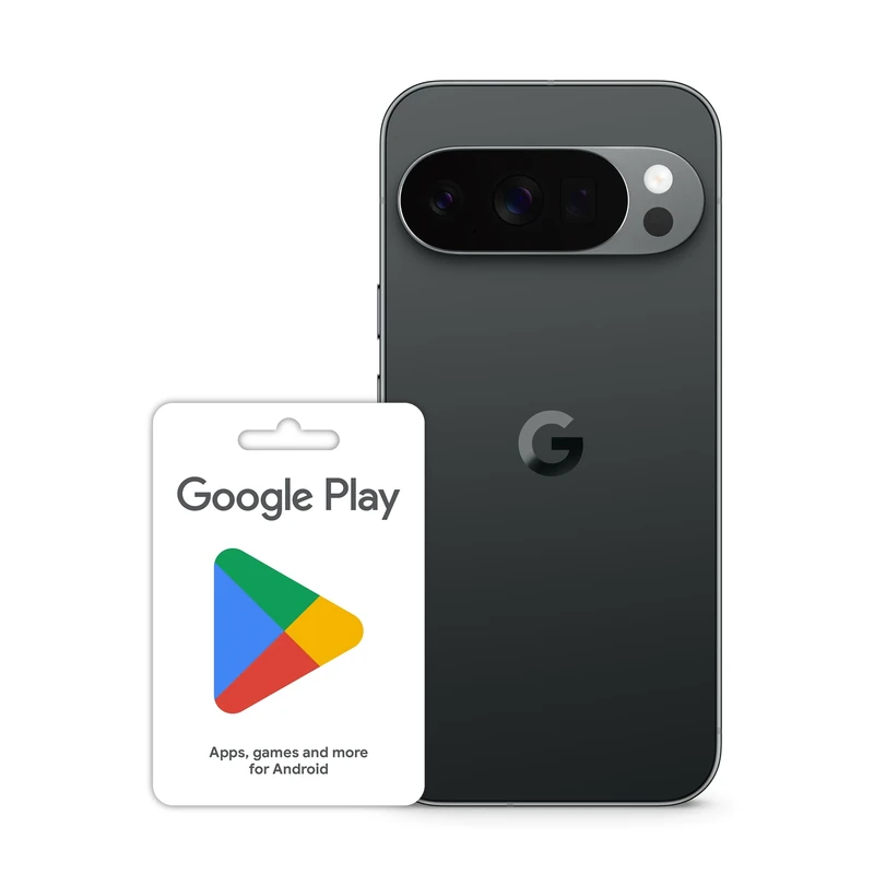 Google Pixel 10 Pro - Unlocked Android Smartphone with Gemini and 6.3" Super Actua Display - Obsidian, 1TB Play gift code £100 (Email Delivery - UK Customers Only)