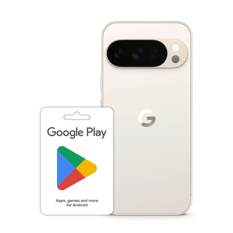 Google Pixel 10 Pro - Unlocked Android Smartphone with Gemini and 6.3" Super Actua Display - Porcelain, 128GB Play gift code £100 (Email Delivery - UK Customers Only)