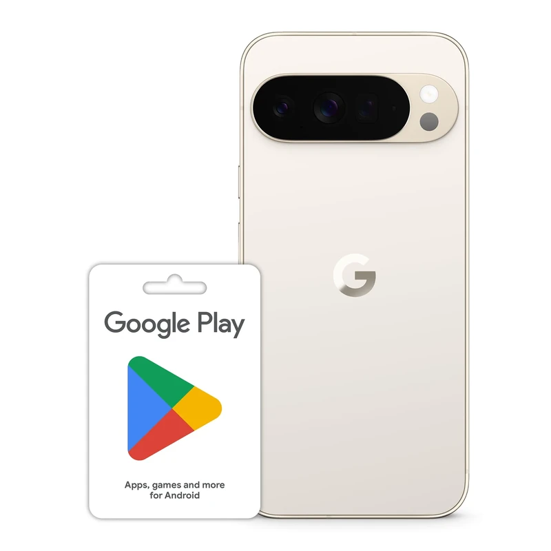 Google Pixel 10 Pro XL - Unlocked Android Smartphone with Gemini and 6.8" Super Actua Display - Porcelain, 512GB Play gift code £100 (Email Delivery - UK Customers Only)