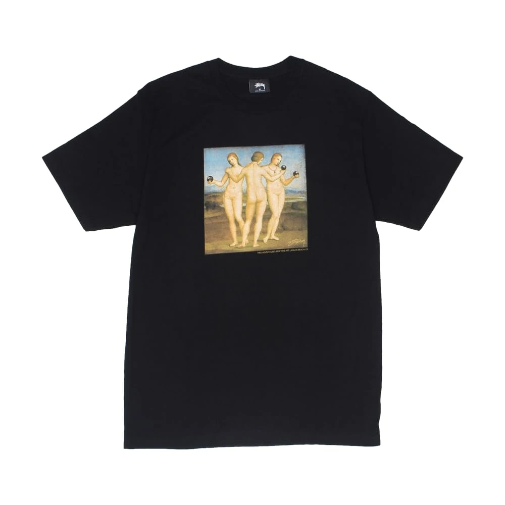 Stussy Pre-Loved Girls 8 Ball T-Shirt Black