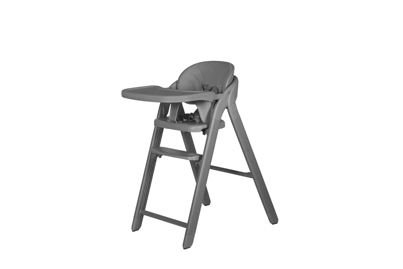 Kinderkraft Tino 3-in-1 High Chair, Baby high Chair 6-36 Months up to 15 kg, Toddler Chair up to 20 kg, Adult Chair up to 110 kg, Tool-Free seat & footrest Adjustment, Grey
