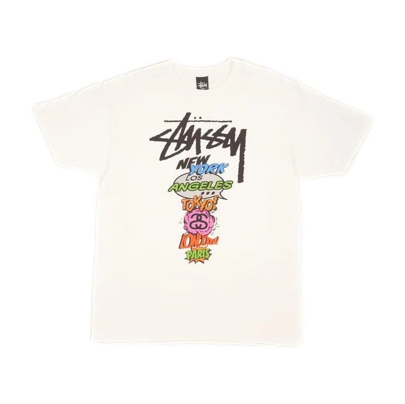Stussy Pre-Loved Multi Pop WT T-Shirt