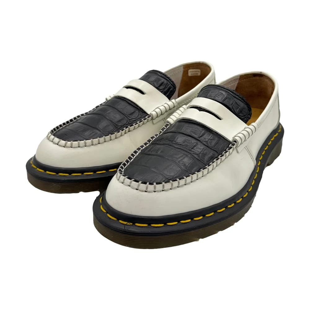 Stussy Pre-Loved Croc Penton Doc Marten Loafers (No Box) Black