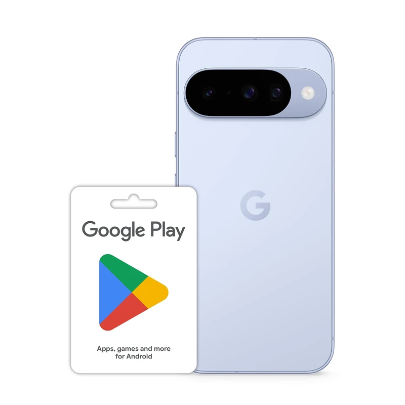 Google Pixel 10 - Unlocked Android Smartphone with Gemini and 6.3" Actua Display - Frost, 128GB Play gift code £100 (Email Delivery - UK Customers Only)