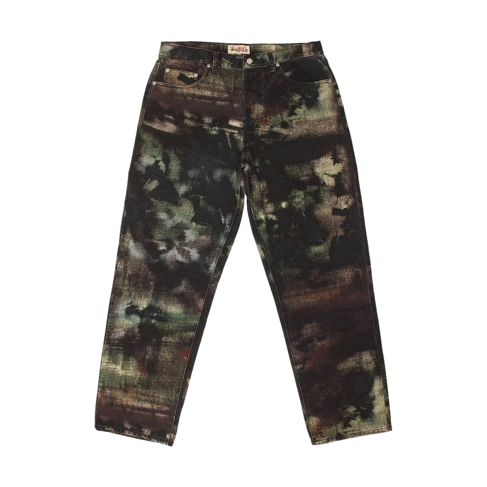 Stussy Pre-Loved Big Ol Stenpant Camo Jeans