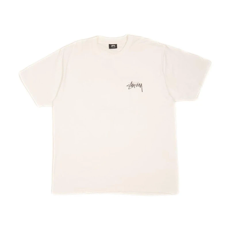 Stussy Pre-Loved Mushrooms T-Shirt White - Image 1