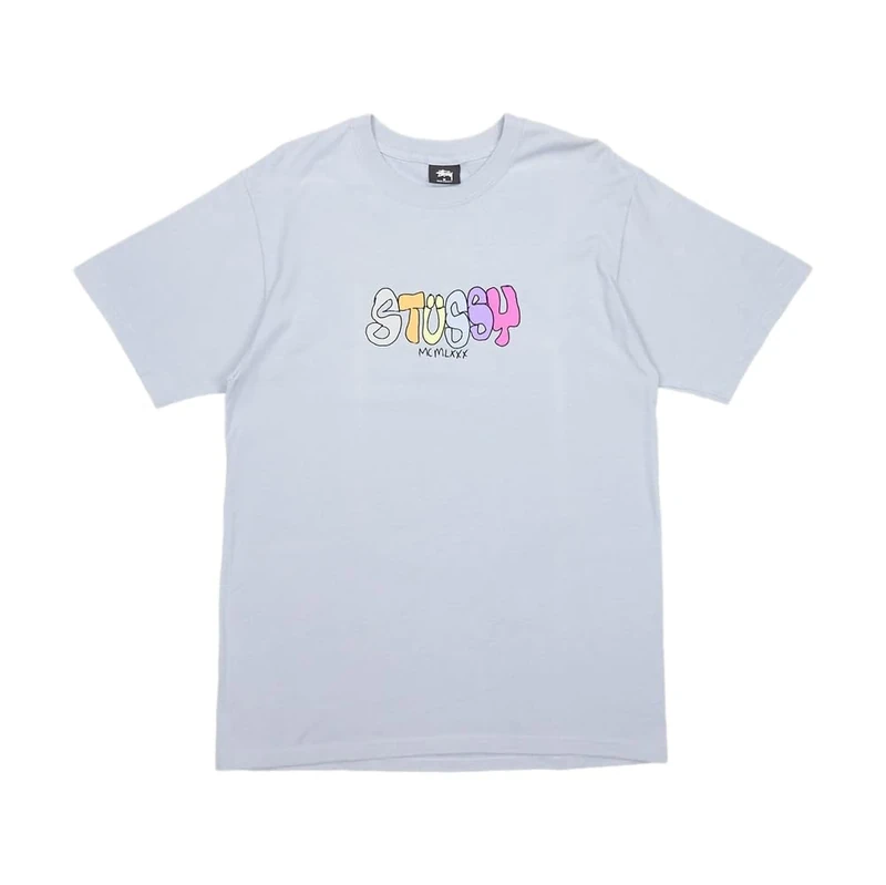 Stussy Pre-Loved MCMLXXX T-Shirt Blue