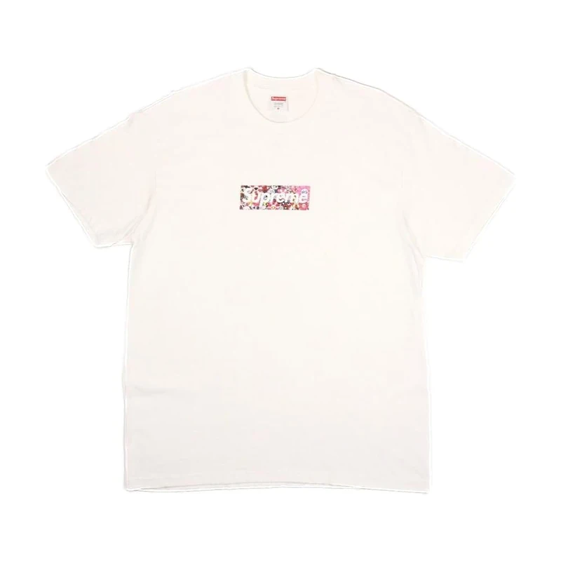 Supreme Pre-Loved Takashi Murakami Box Logo T-Shirt White