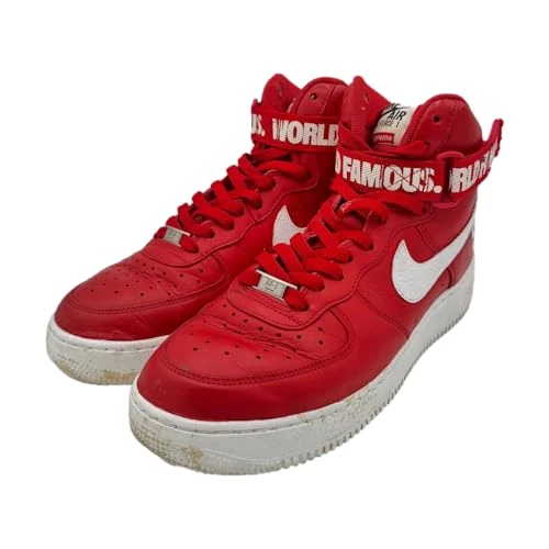 Supreme Pre-Loved AF1 High World Famous Red