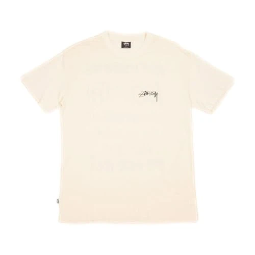 Stussy Pre-Loved Tag T-Shirt Beige