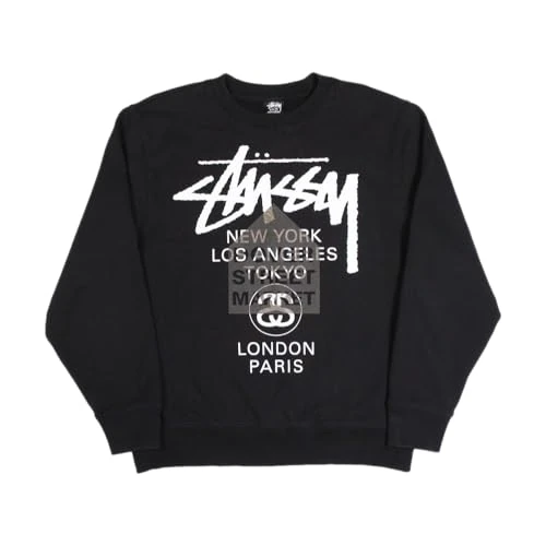 Stussy Pre-Loved DSM Crewneck Black