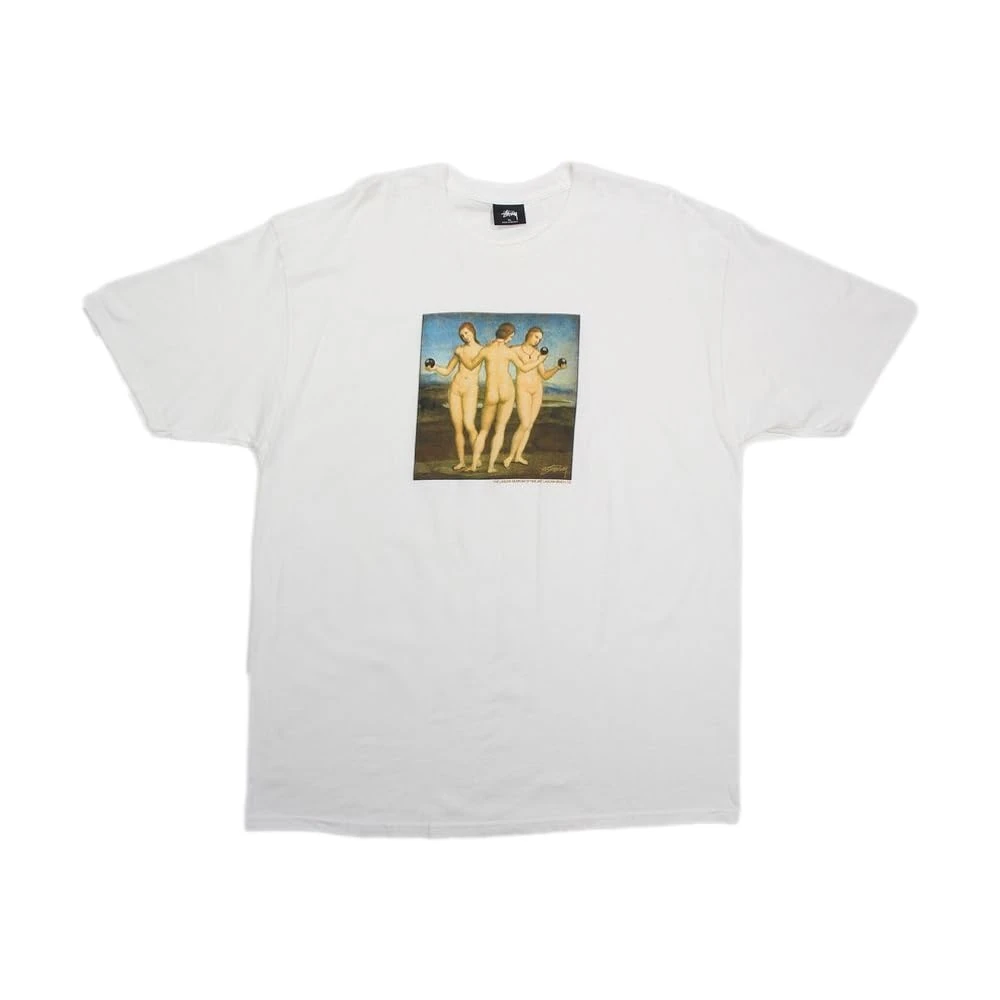 Stussy Pre-Loved Girls 8 Ball T-Shirt White