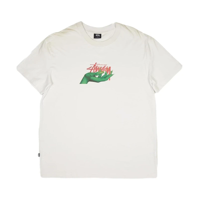 Stussy Pre-Loved 4Hand T-Shirt White