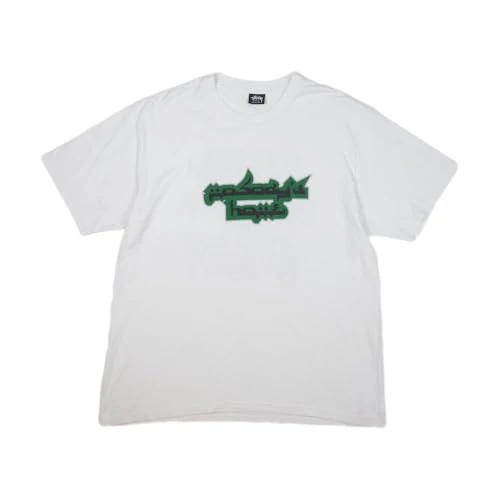 Stussy Pre-Loved Bakar Bone Soda T-Shirt White