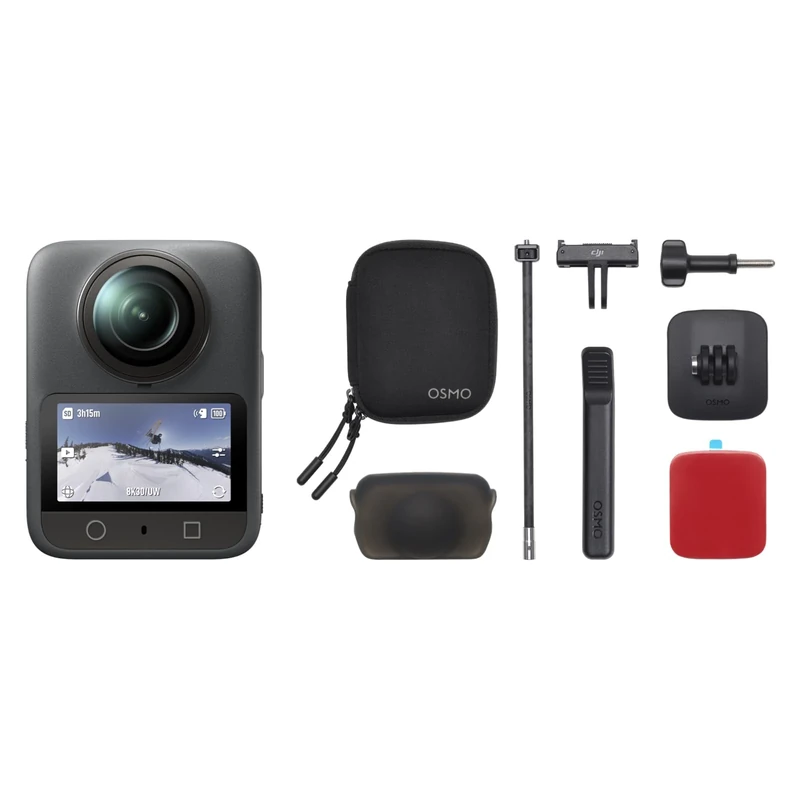 DJI Osmo 360 Third-Person Helmet Combo, 360 Camera With 1-Inch 360° Imaging, Native 8K 360° Video, 4K/120fps & 170° Boost Video, Third-Person POV Helmet Mount Kit, Action Camera for Extreme Sports