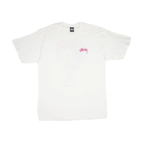 Stussy Pre-Loved Saxophone T-Shirt White - Image 1