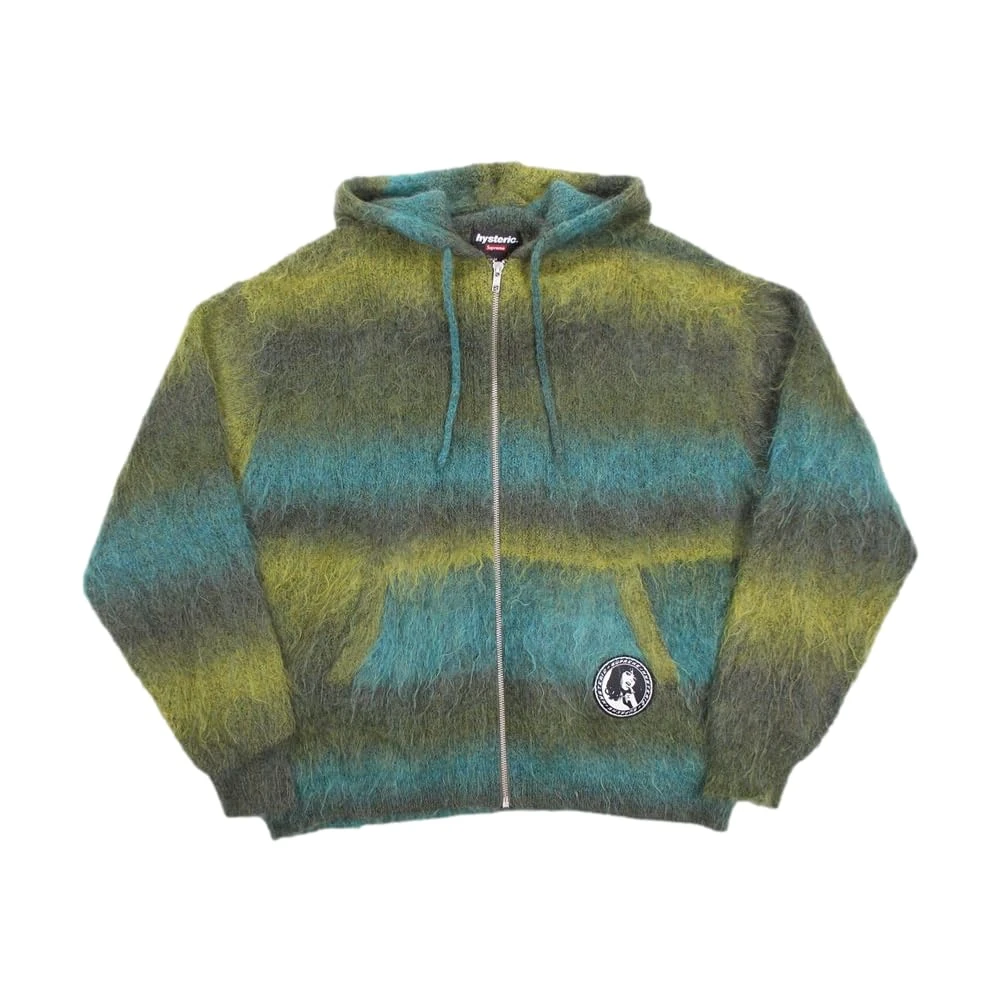 Supreme Pre-Loved Hysteric Glamour Mohair Zip Up Green