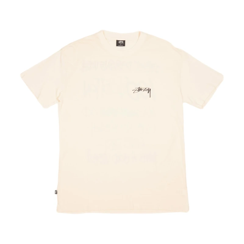 Stussy Pre-Loved 4Tag T-Shirt Beige