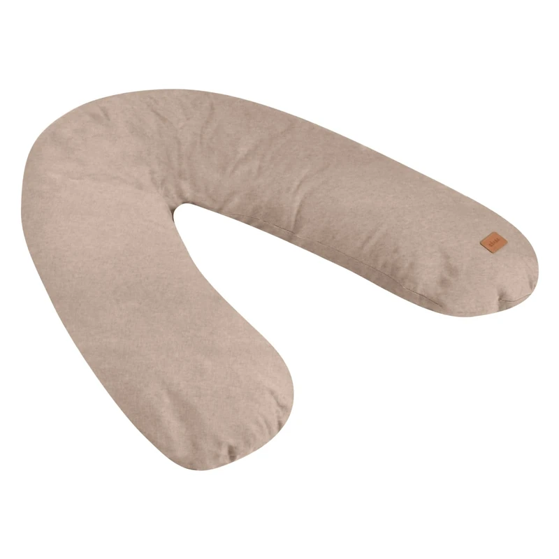 BÉABA, Big Flopsy Nursing Pregnancy Pillow, Multi-Function, Suitable for Sleeping/Nursing, Support, Relaxation and Optimal Comfort, Soothing Night, Cotton Flower, Oekotex, Clay