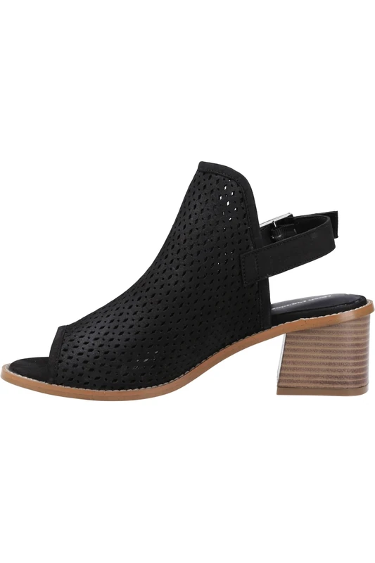 Hush Puppies Women's Louise Heeled Sandal, Black, 7 UK