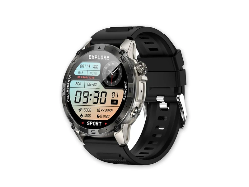 CGV | Geko X GPS Smart Watch - AMOLED Display, 10 Day Battery Life, 60 Sports Modes, Health Tracking, IP68, HD Quality Call