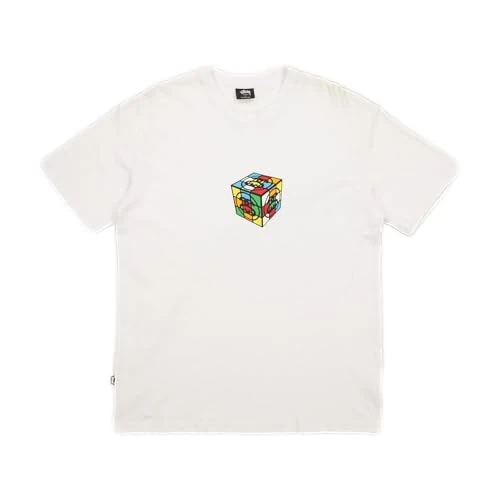 Stussy Pre-Loved Cube T-Shirt White