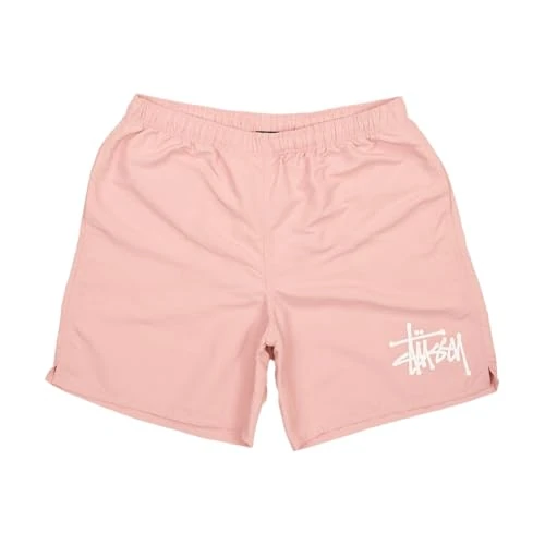 Stussy Pre-Loved Big Basic Water Shorts Pink