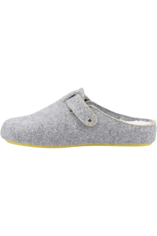 Hush Puppies Female Good Slipper Buckle, Grey, 3