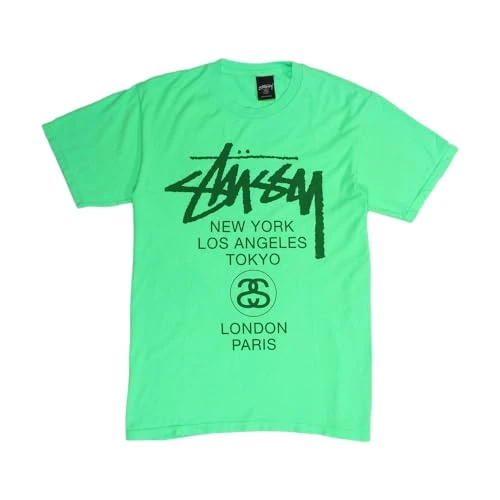 Stussy Pre-Loved Neon Green WT T-Shirt