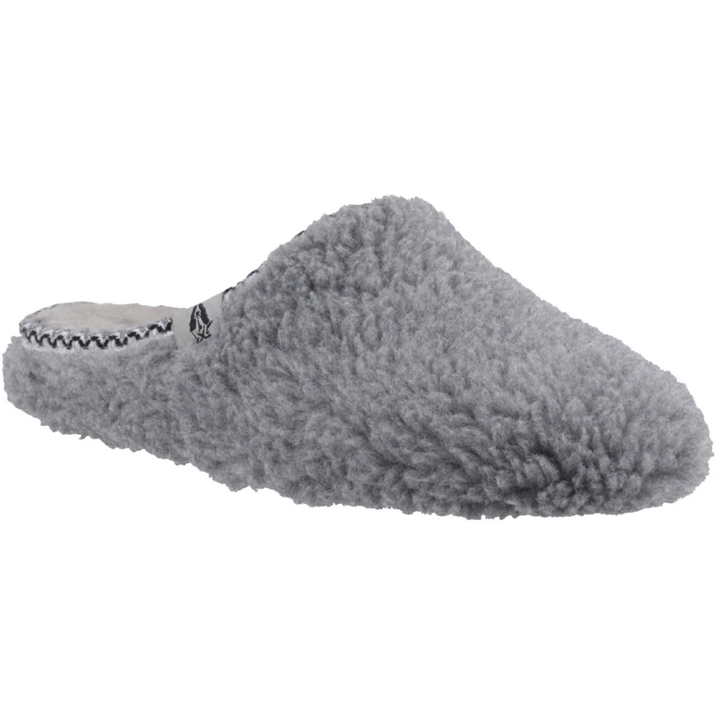 Hush Puppies Women's Good Slipper Teddy Mule, Grey, 4 UK
