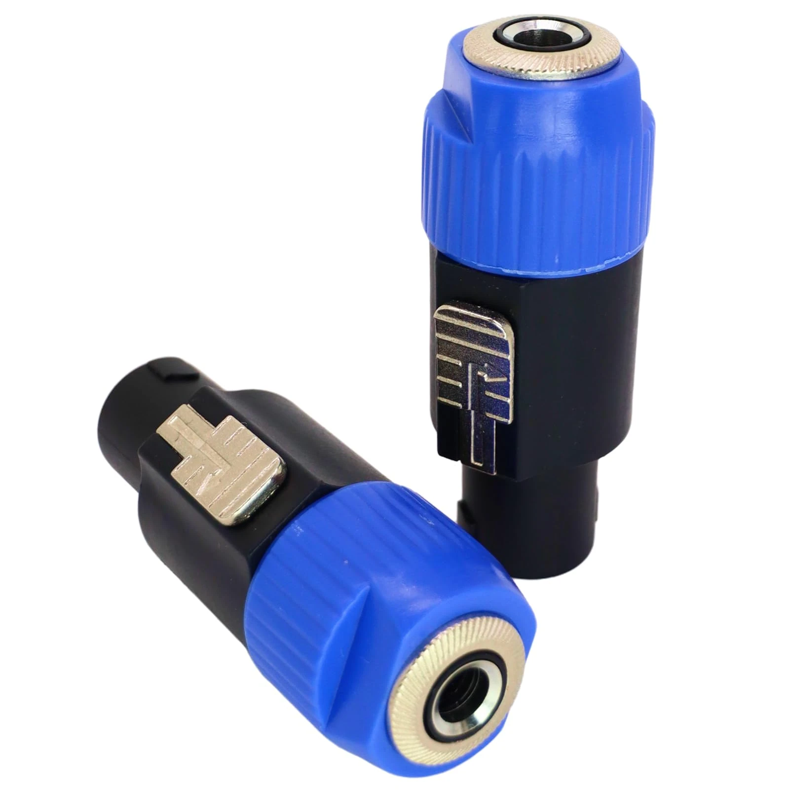 Vidsmow Speakon to 1/4 Inch TS Adapter Cable (2-Pack), NL4FC Male to 6.35mm Mono Female Audio Converter for Connecting Amplifier, Mixer, DJ Gear to 4 Pole Audio Speakon Cable, Speaker or PA System