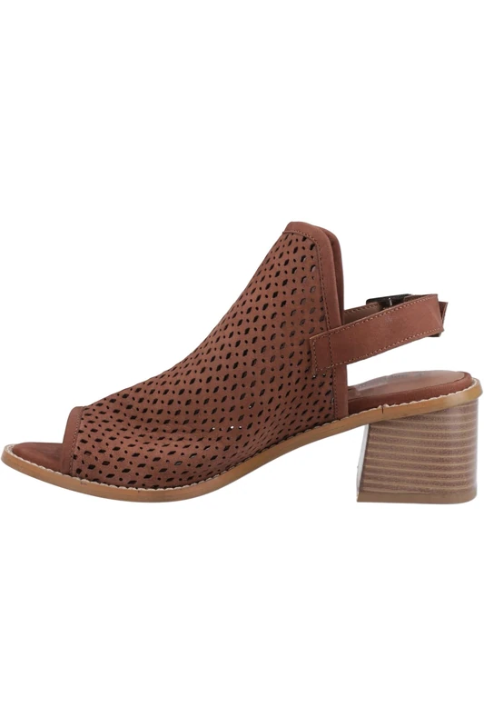 Hush Puppies Women's Louise Heeled Sandal, Brown, 6 UK