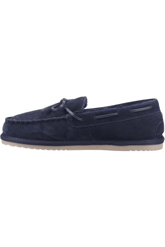 Hush Puppies Men's Abraham Slipper, Navy, 7 UK