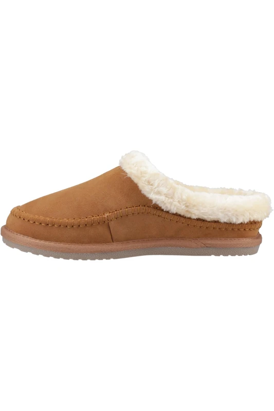 Hush Puppies Men's Atticus Slipper, Tan, 7 UK