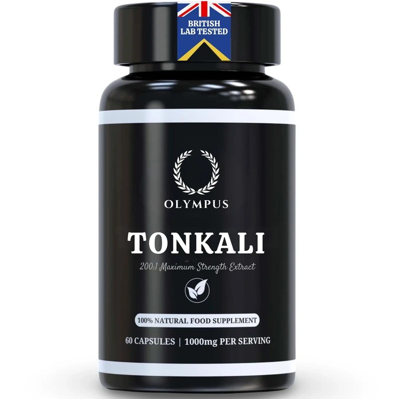 Double Strength T-Pro Supplement - 1000mg Per Serving - 60 Capsules for Energy - Muscle Growth Strength for Men - Lab Tested Pure - British Gym