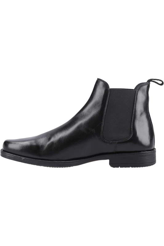 Hush Puppies Male Brennan Chelsea Boot, Black, 9