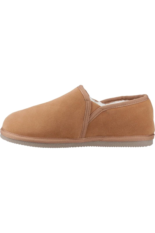 Hush Puppies Male Aryan Slipper, Tan, 6