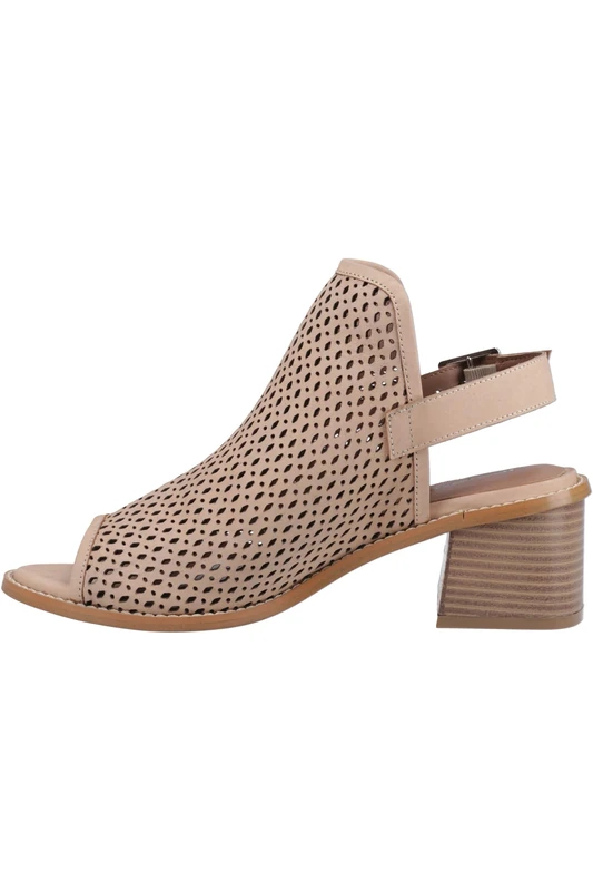 Hush Puppies Women's Louise Heeled Sandal, Taupe, 3 UK