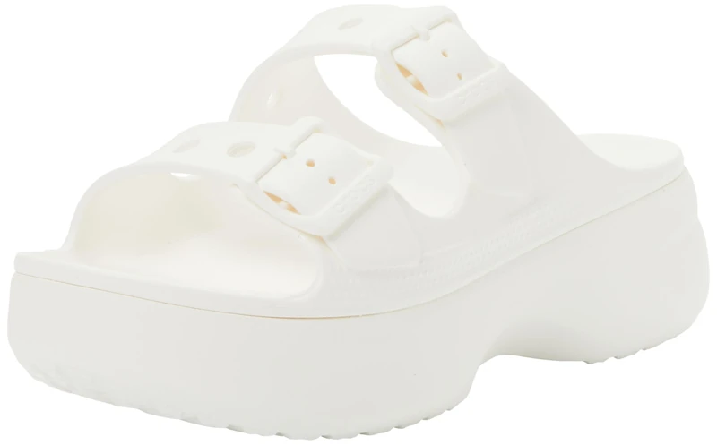 Crocs Women,Saturday Platform Sandal W, White, 4 UK Women