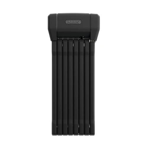 ABUS BORDO 6200K SH folding lock – Flexible bike lock with bracket – Lock body can be rotated 360 degrees – Security thanks to hardened steel and XPlus cylinder – 127 cm, black