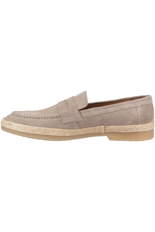 Hush Puppies Men's Laurence Loafer, Taupe, 6 UK