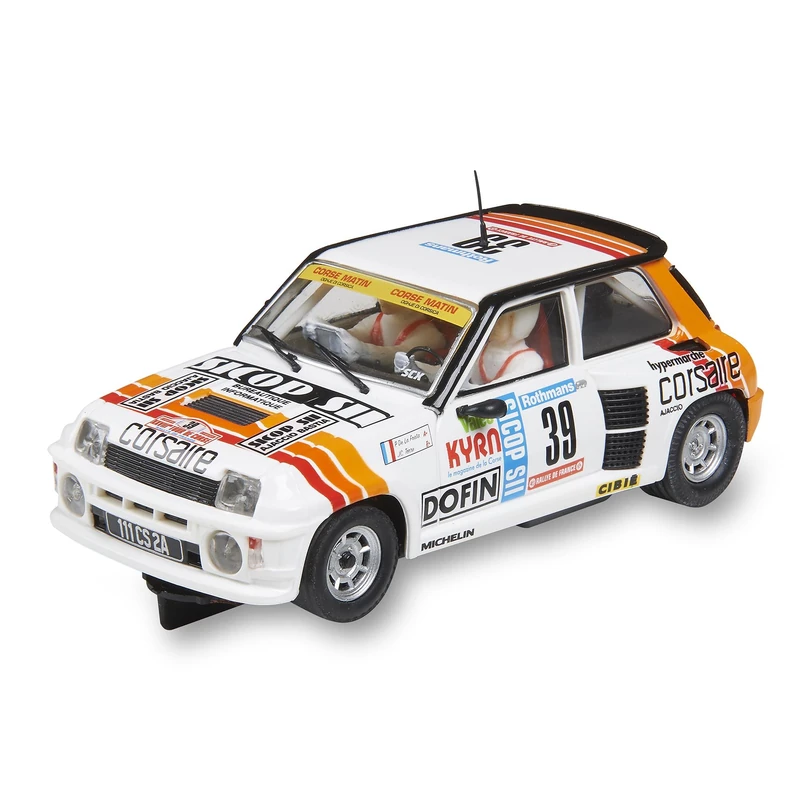 SCALEXTRIC - Original Racing Vehicle - Slot Car - Scale 1:32 (Renault 5 Turbo - Tour de Corse '84)