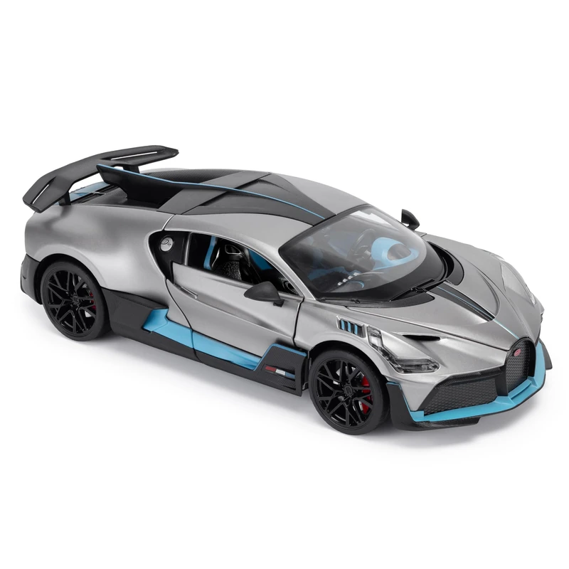 Bugatti Divo 1:18 Scale Die-Cast Model Car - Grey | Detailed Collectors Edition Diecast | Official Licensed Product - Image 1