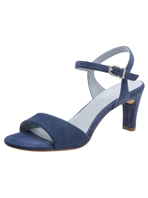 Tamaris Women’s sandal with stiletto heel blue 8 UK
