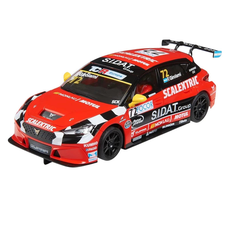 SCALEXTRIC - Advance Racing Vehicle - Slot Car - Scale 1:32 (Cupra León Competition - Team Monlau)