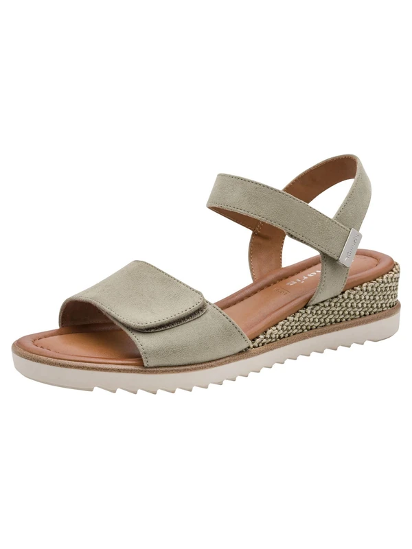 Tamaris Women’s sandal with wedge heel green 7.5 UK