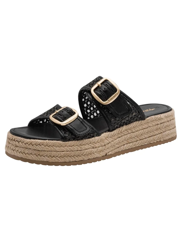 Tamaris Women's mule with wedge heel black 3.5 UK